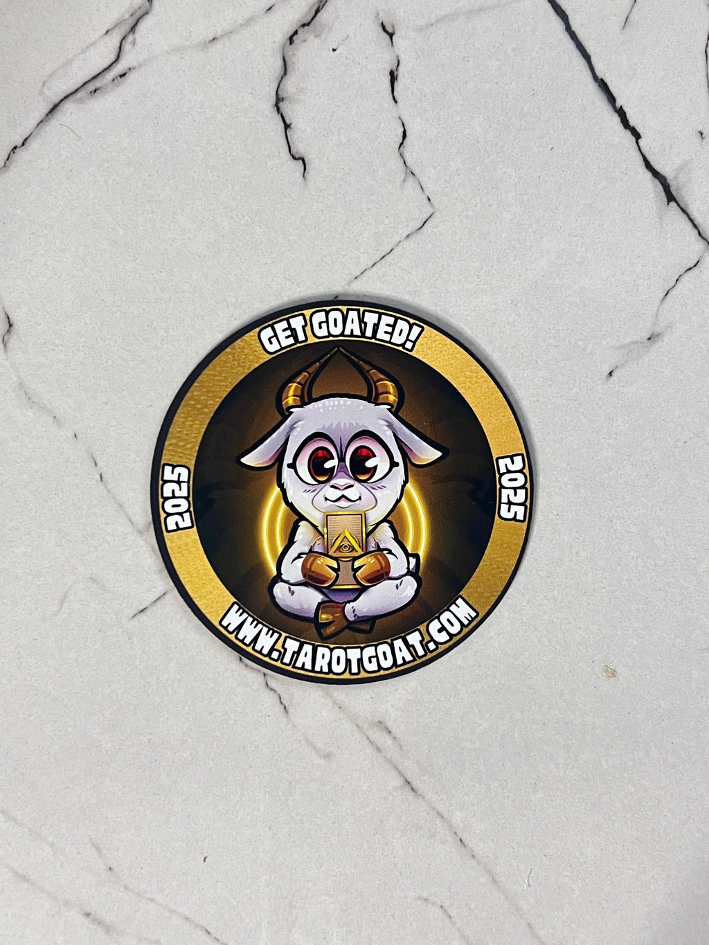Get Goated 2025 ~ Collectible Tarot Goat Magnet ~ Limited Edition 2025 Year 1