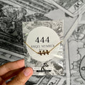 444 Angel Number ~ Stainless Steel Bracelet