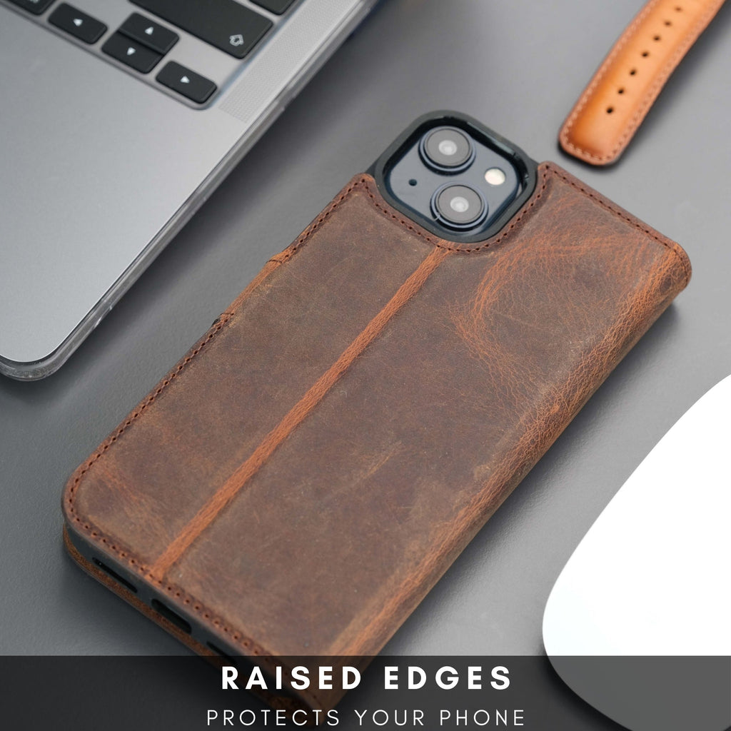 Casper iPhone 16 Plus Wallet Case Leather MagSafe