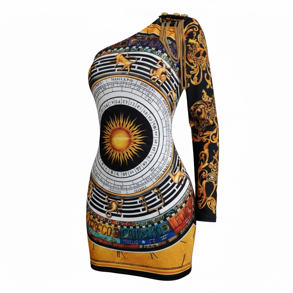 Zodiac Silohouette Dress