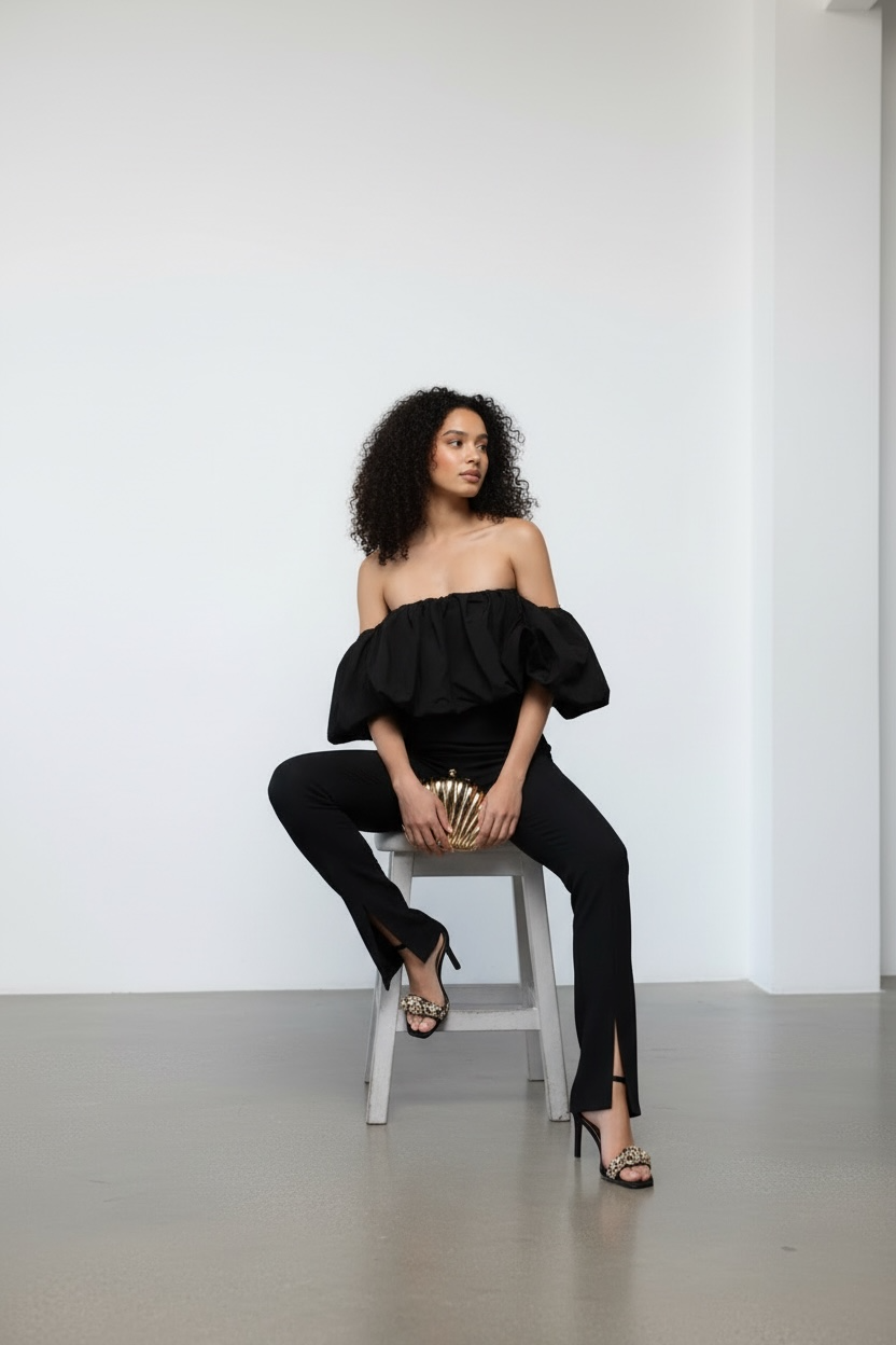 Off Shoulder Jumpsuit