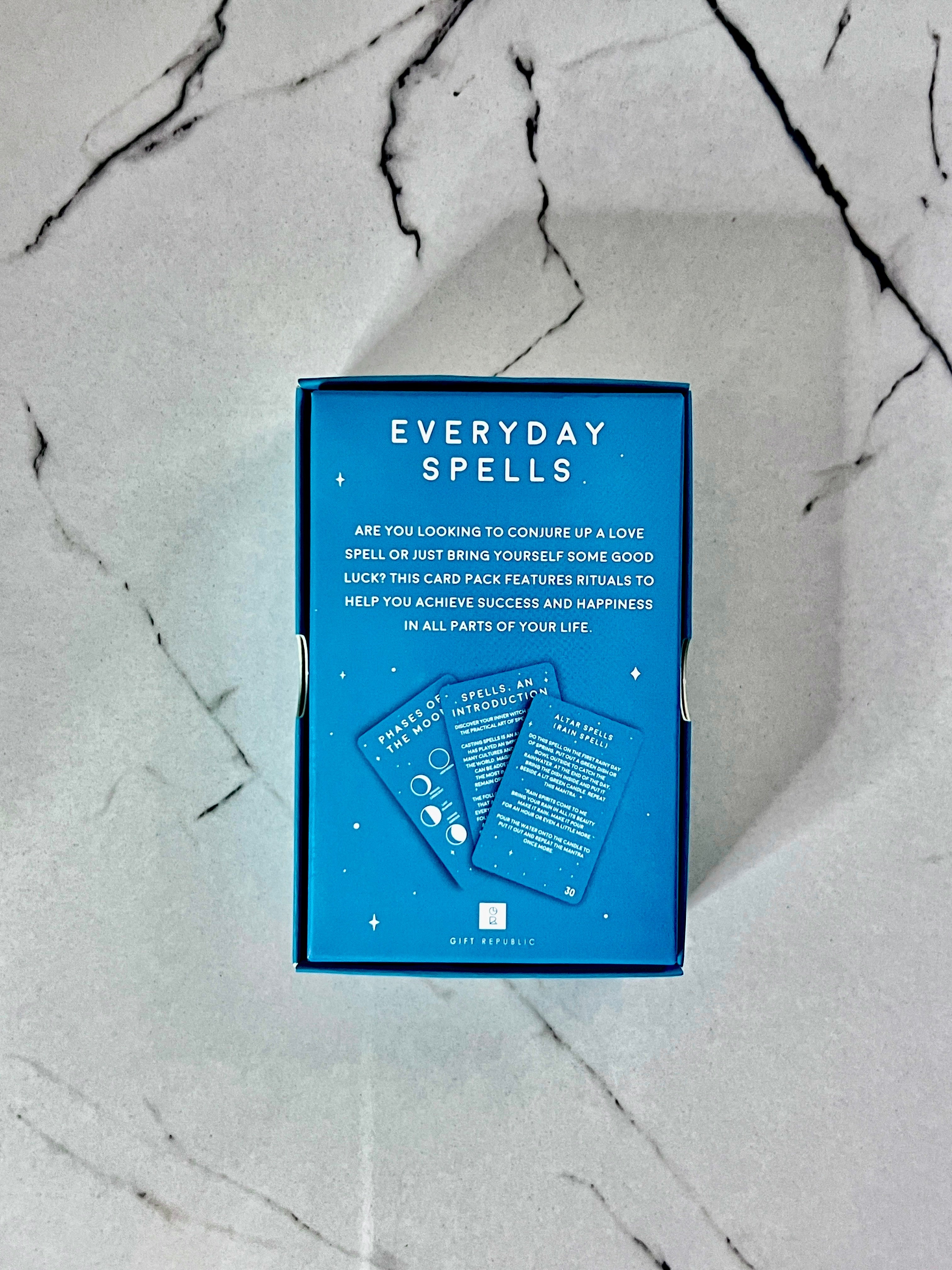 Everyday Spells ~ Set of 100 Cards with Tips and Prompts with Rituals to attract Happiness and Success