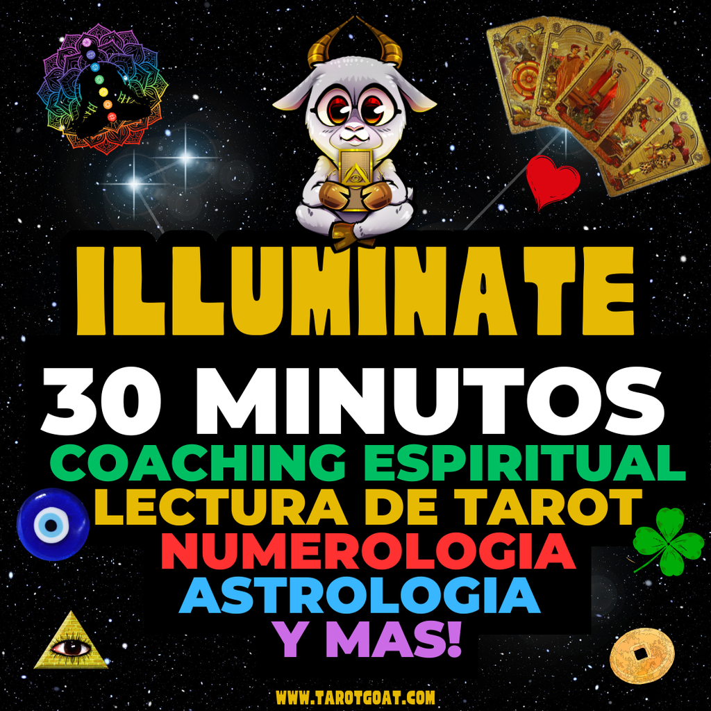 30 Minutos - Lectura de Tarot y Coaching Espiritual en Linea