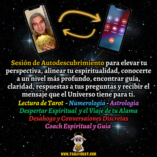 1 Hora - Lectura de Tarot y Coaching Espiritual en Linea
