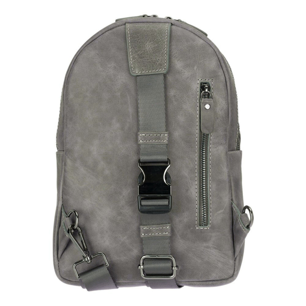 Athens Unisex Leather Cross Bag