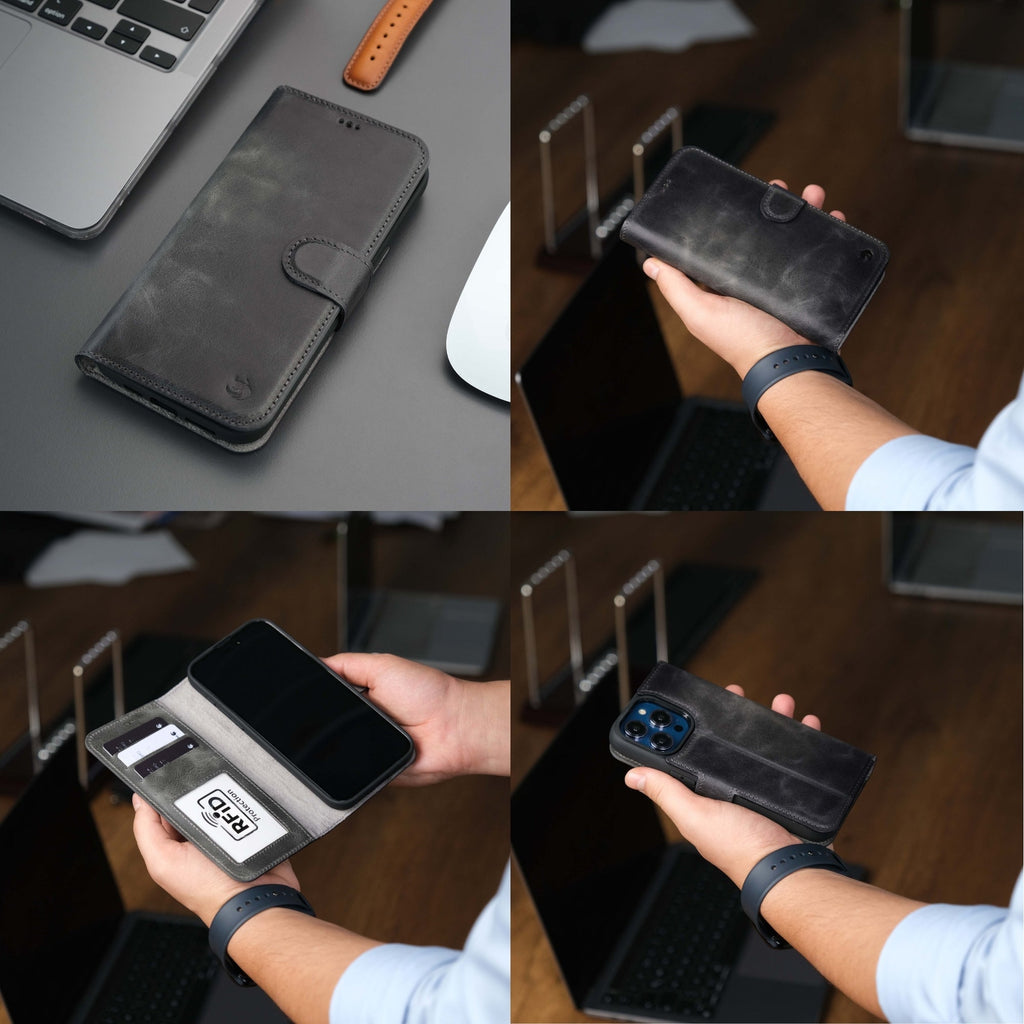 Casper iPhone 16 Pro Max Wallet Case Leather MagSafe