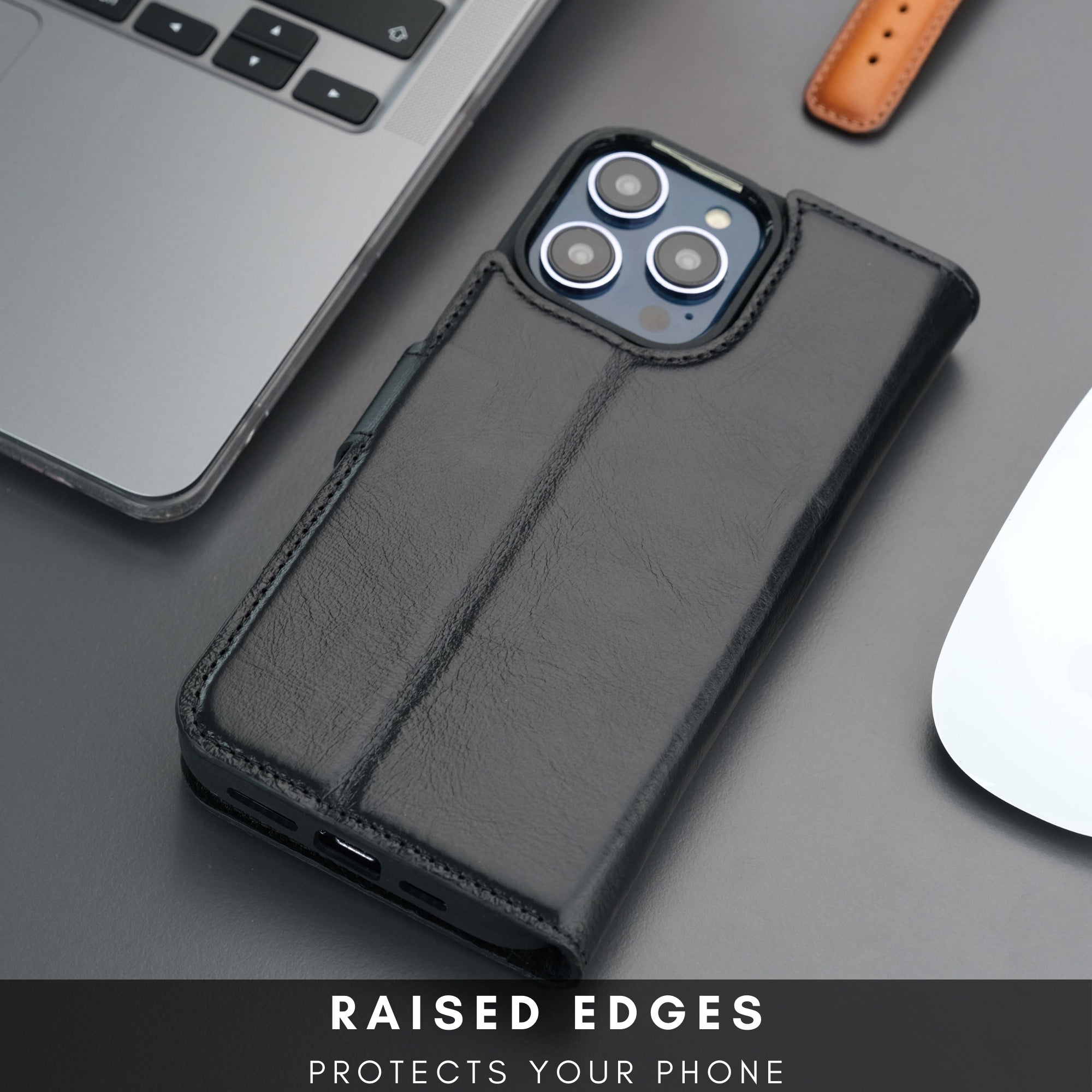 Casper Leather iPhone 14 Pro Wallet Case | MagSafe