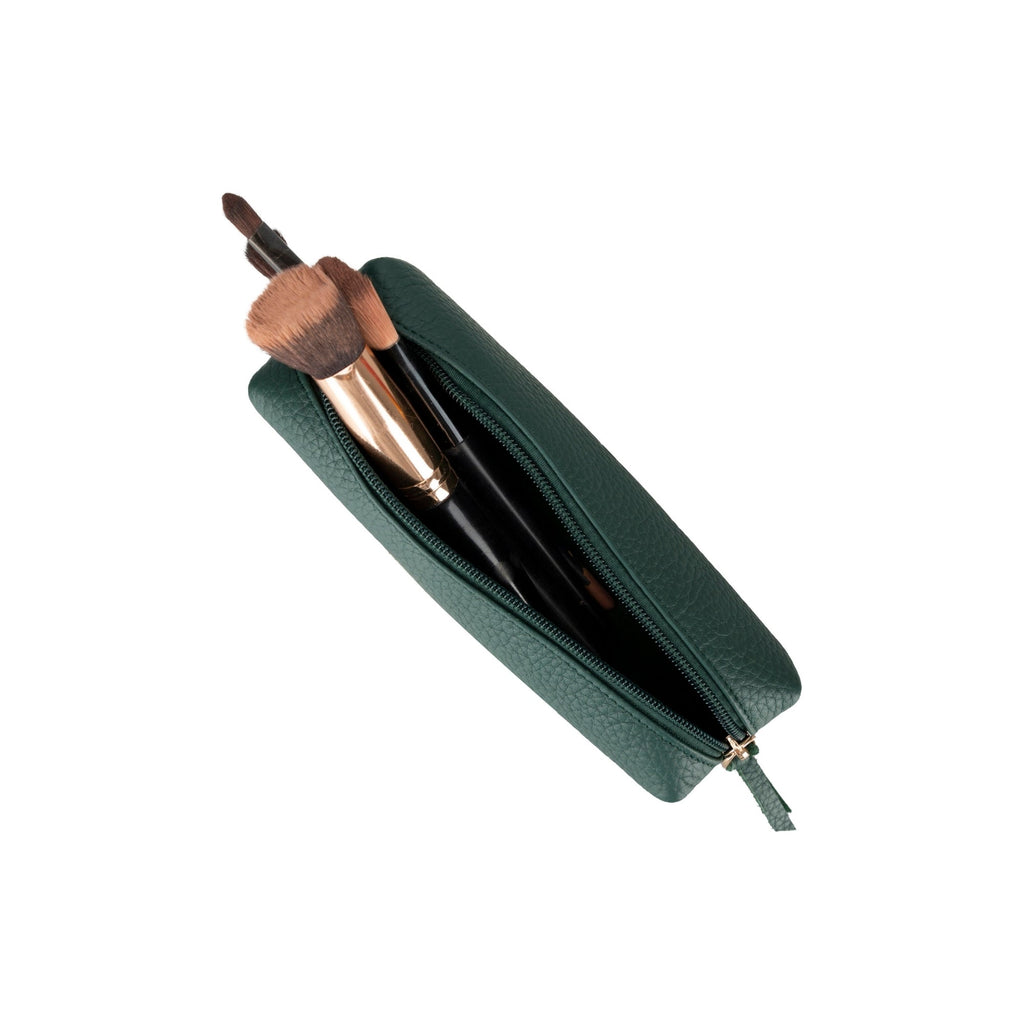 Centennial Multipurpose Leather Pencil Case and Makeup Bag