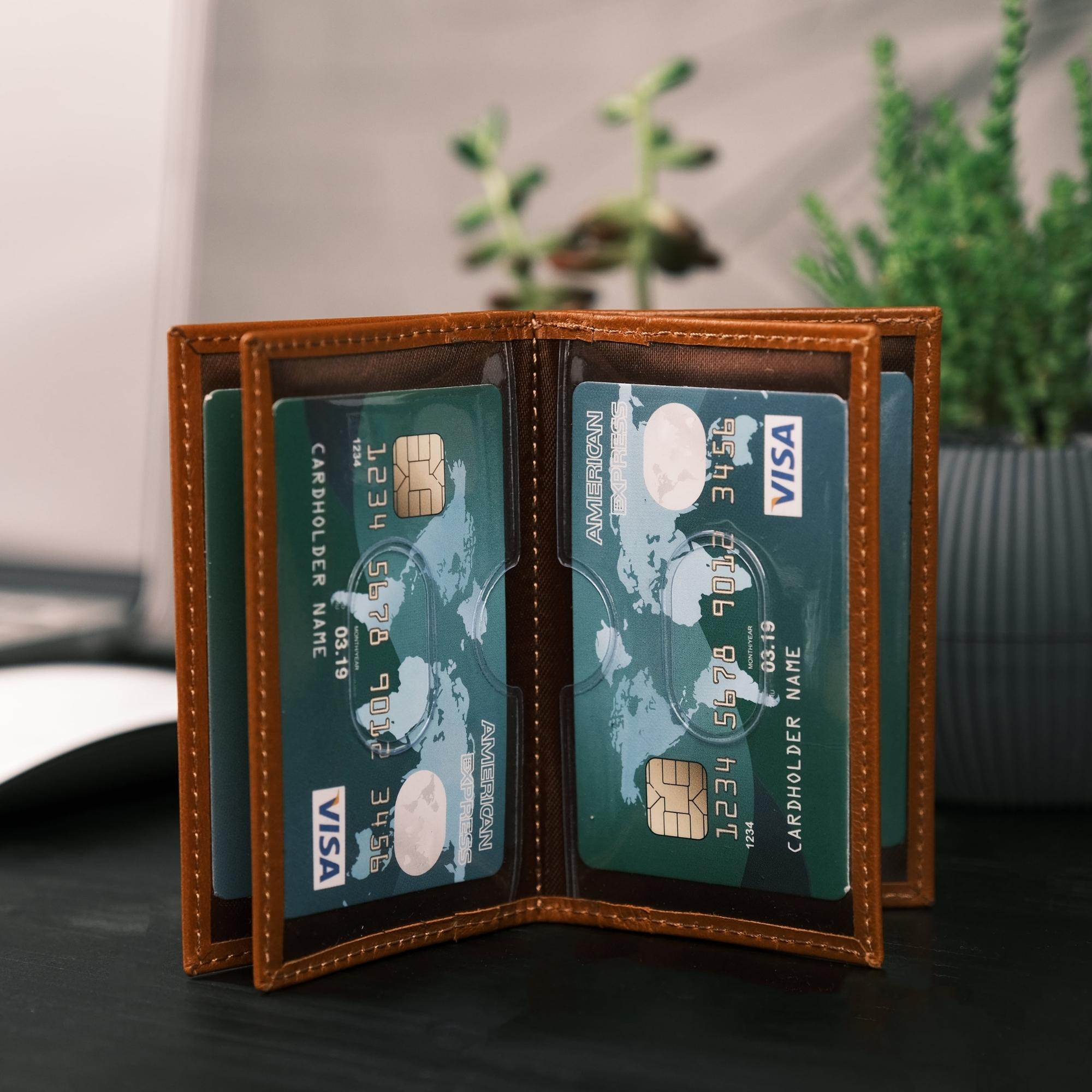 Denver Luxury Full-Grain Leather Cardholder for Men