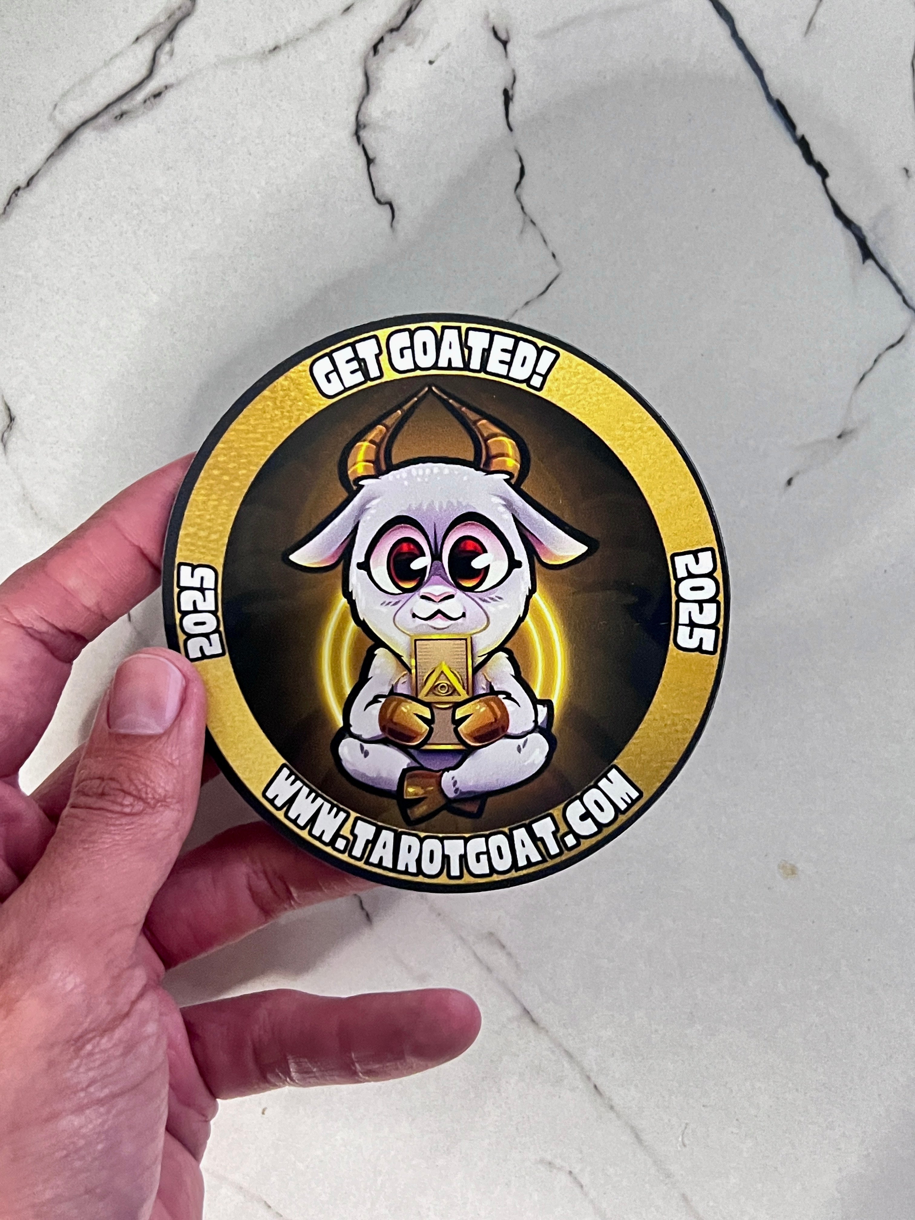 Get Goated 2025 ~ Collectible Tarot Goat Magnet ~ Limited Edition 2025 Year 1