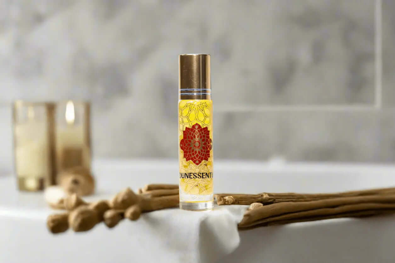 FRANKINCENSE AND YELLOW JADE INFUSION BODY ROLL-ON