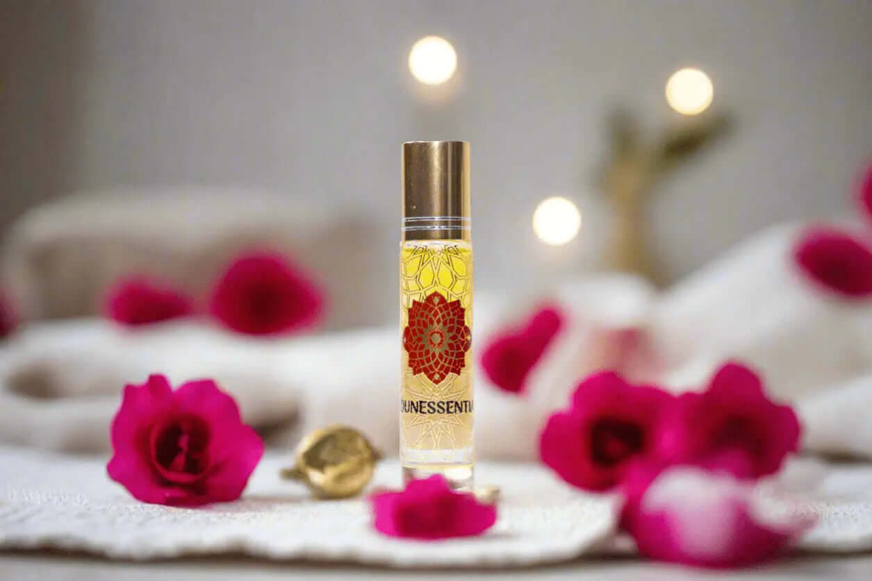 WILD ROSE AND ROSE, QUARTZ INFUSION BODY ROLL-ON