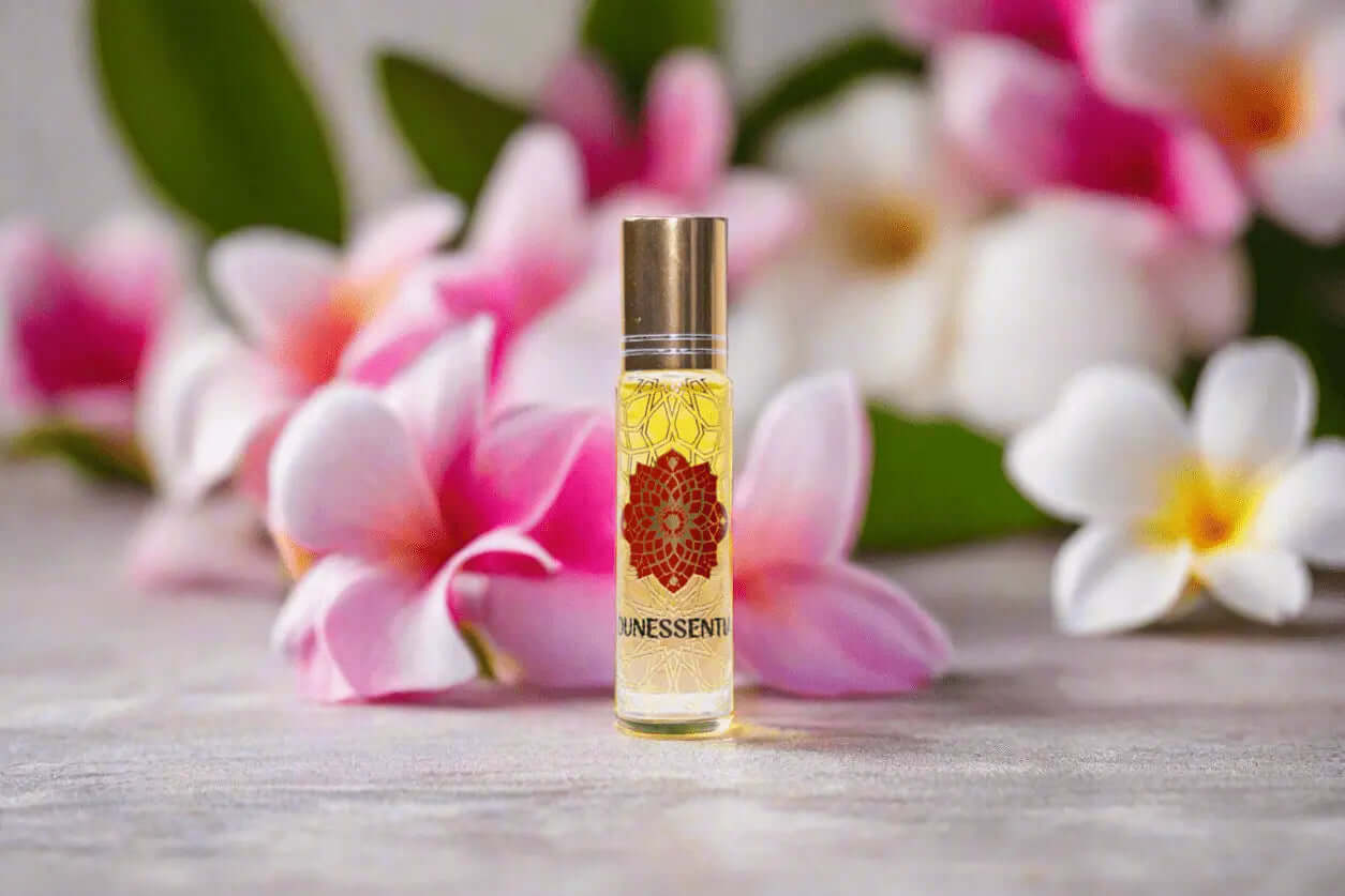 PLUMERIA AND SUNSTONE INFUSION BODY ROLL-ON