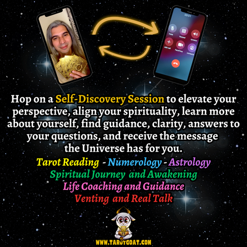 1 Hour Online Tarot Reading and Spiritual Coaching Session.