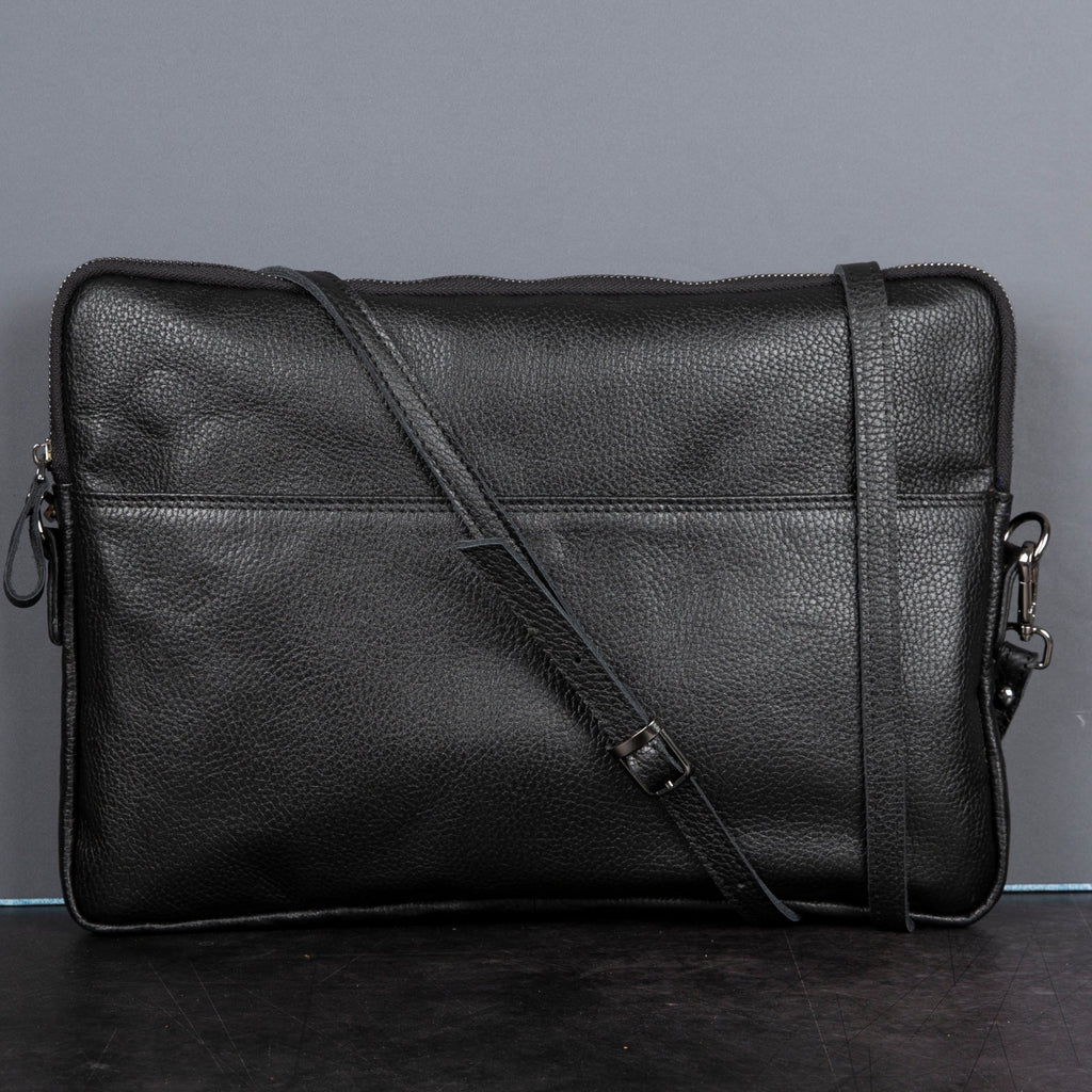 Seward Leather Laptop Bag with Shoulder Strap - MacBook Sleeve 14" & 16"