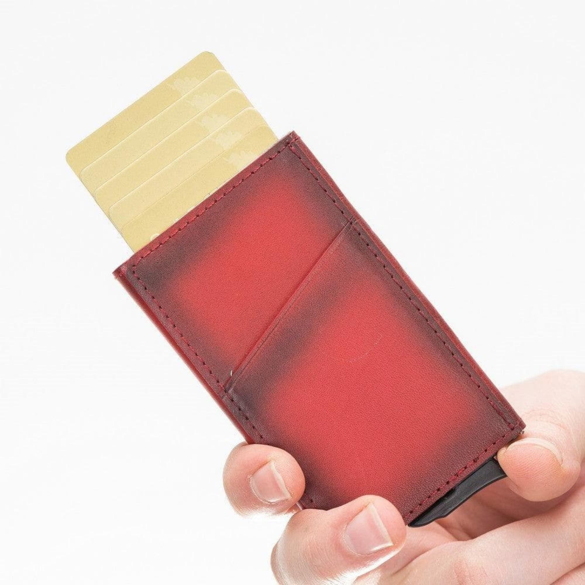 Telluride Leather Popup Cardholder for Men and Women